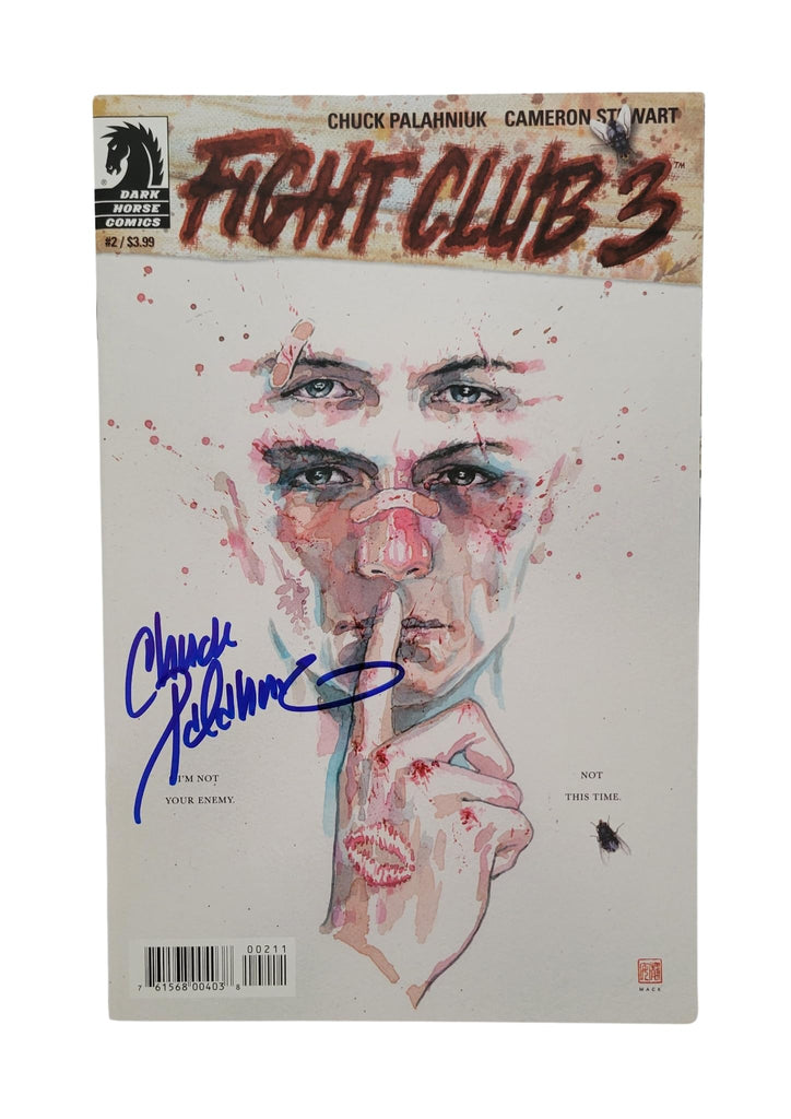 Chuck Palahniuk Signed Flight Club 3#2 Comic Book COA Exact Proof Autographed STAR