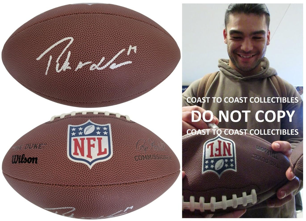 Puka Nacua Signed Duke Football Proof COA Autographed Los Angeles Rams BYU