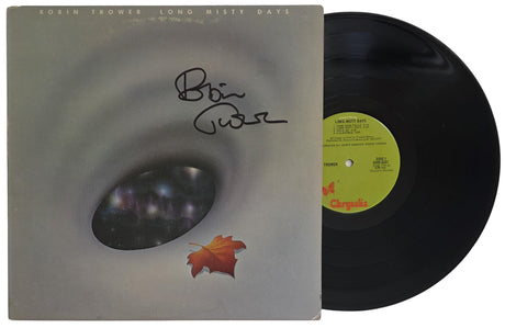 Robin Trower Signed Long Misty Days Album COA Proof Autographed Vinyl Record