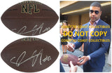Shawne Merriman Signed Football COA Proof Autographed San Diego Chargers Maryland