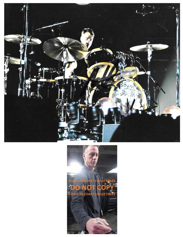 Matt Cameron Signed 8x10 Photo Proof Autographed Pearl Jam Soundgarden Drummer Star'.'