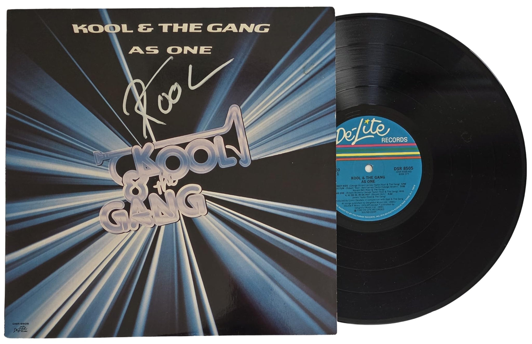 Robert Bell Signed Kool & the Gang As One Album COA Proof Autographed Vinyl Record