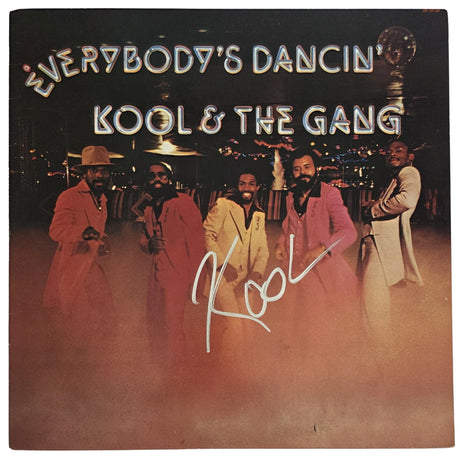 Robert Bell Signed Kool & the Gang Everybodys Dancin Album COA Proof Autographed Vinyl Record