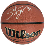 Stefanie Dolson UConn Huskies Signed Basketball COA Proof Washington Mystics