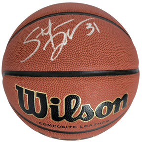 Stefanie Dolson UConn Huskies Signed Basketball COA Proof Washington Mystics