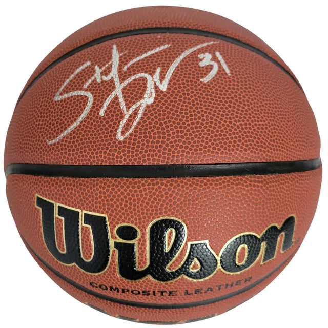 Stefanie Dolson UConn Huskies Signed Basketball COA Proof Washington Mystics