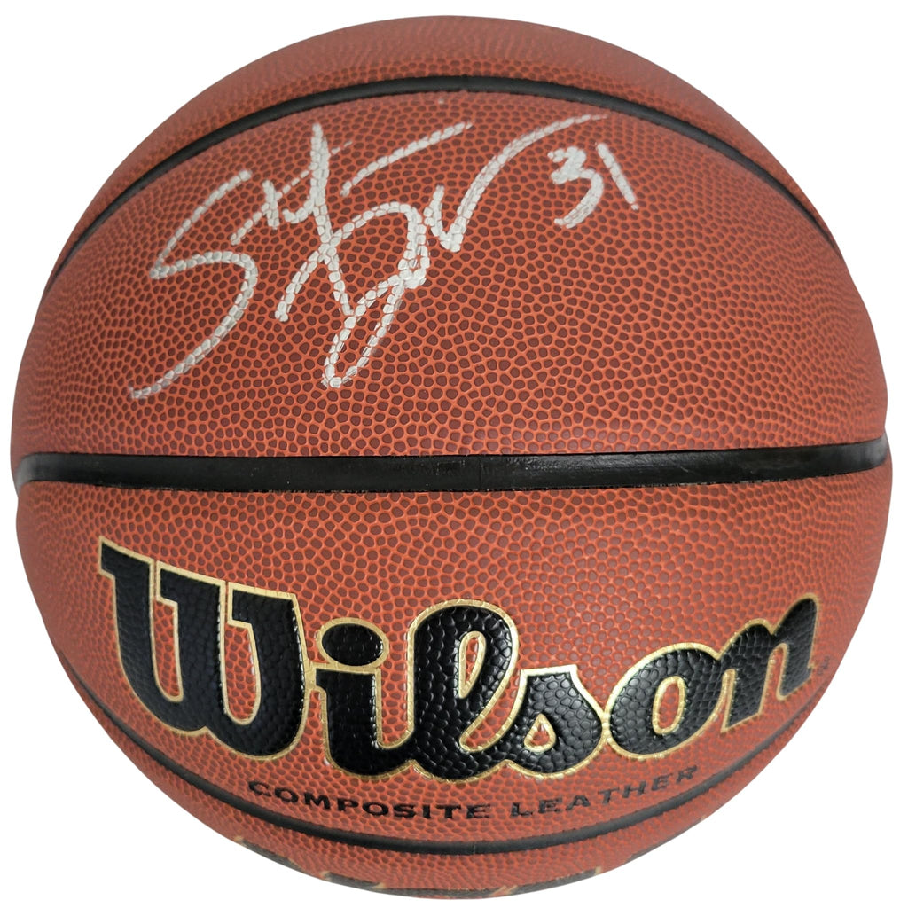 Stefanie Dolson UConn Huskies Signed Basketball COA Proof Washington Mystics