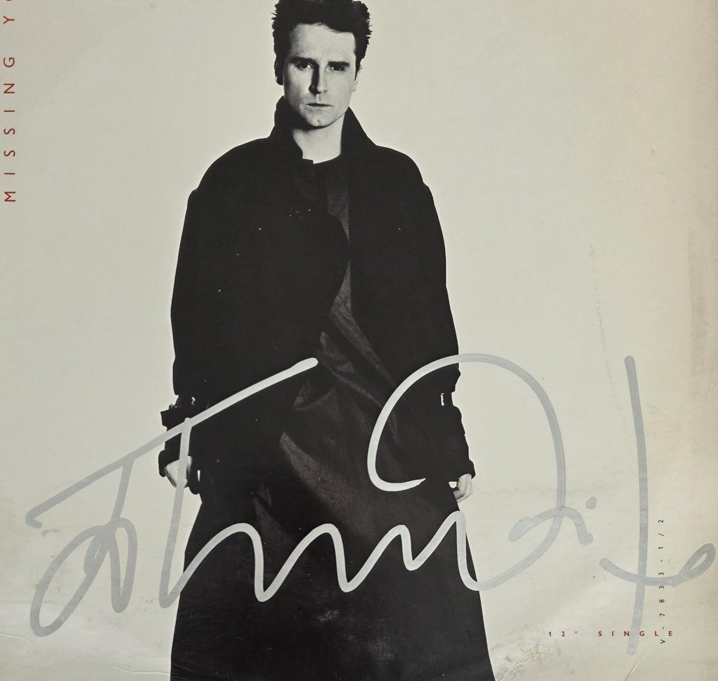 John Waite Signed Missing You Album COA Exact Proof Autographed Vinyl Record