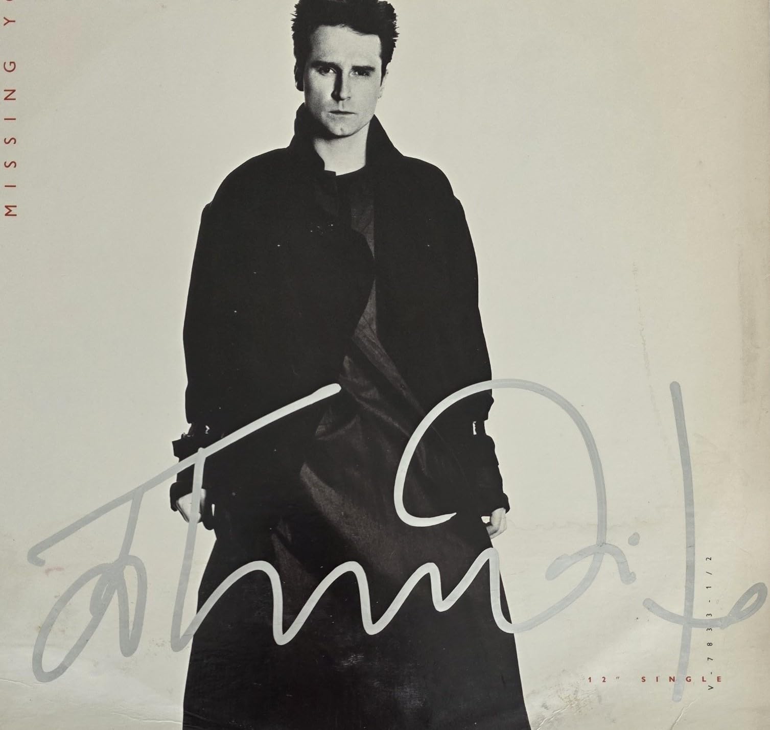 John Waite Signed Missing You Album COA Exact Proof Autographed Vinyl Record
