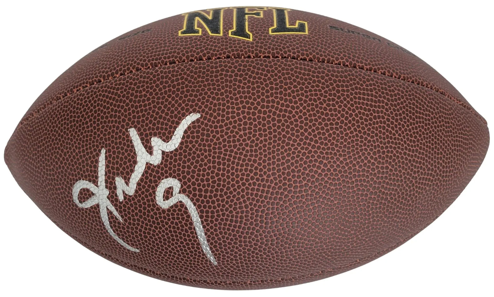 Jim McMahon Signed Football Proof Chicago Bears Philadelphia Eagles Autographed