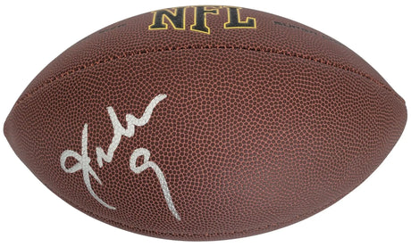 Jim McMahon Signed Football Proof Chicago Bears Philadelphia Eagles Autographed