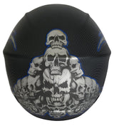 Dale Earnhardt Signed Nation Wide Nascar Full Size Helmet COA Proof Autographed