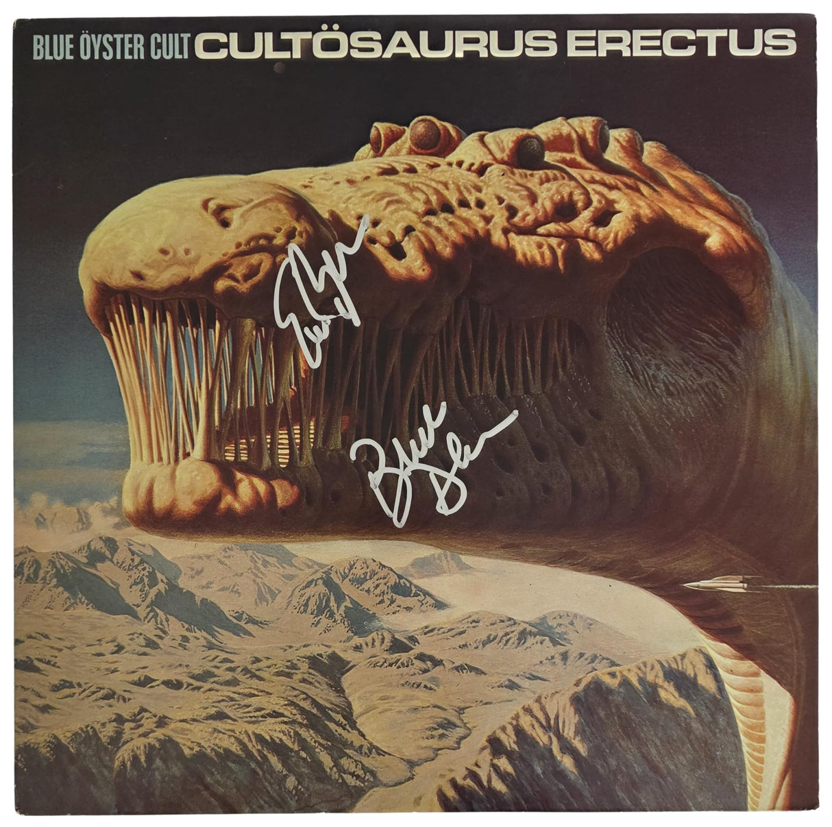 Blue Oyster Cult Signed Cultosaurus Erectus Album COA Proof Autographed Vinyl Record