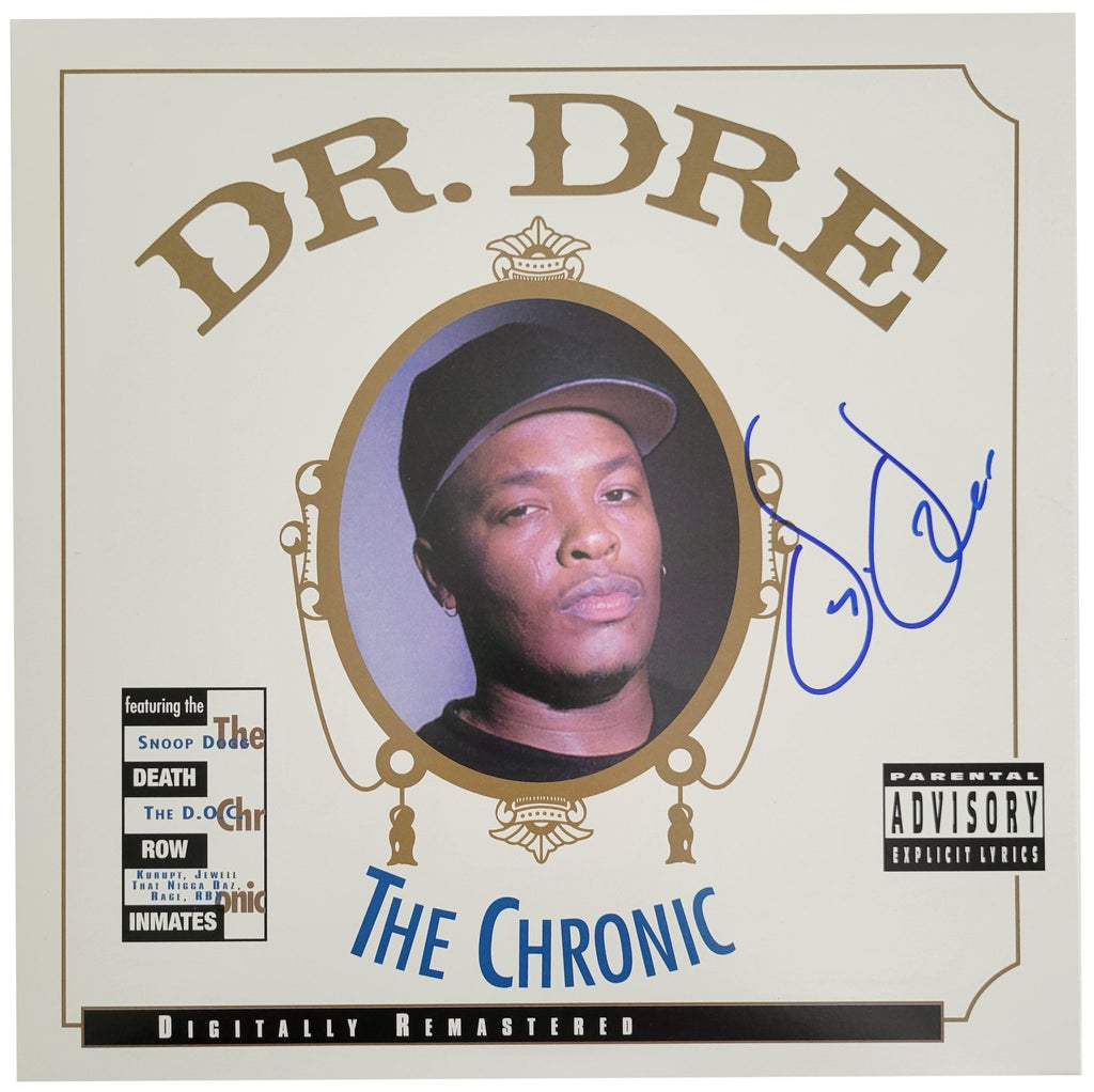 Dr Dre Signed The Chronic Album COA Autographed Vinyl Record Exact Proof Rare STAR