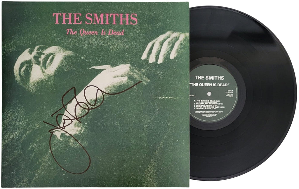 Johnny Marr Signed The Smiths Queen is Dead Album COA Proof Autographed Vinyl Record