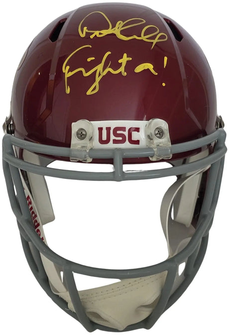 Pete Carroll Signed USC Trojans Full Size Football Helmet COA Proof Autographed USC