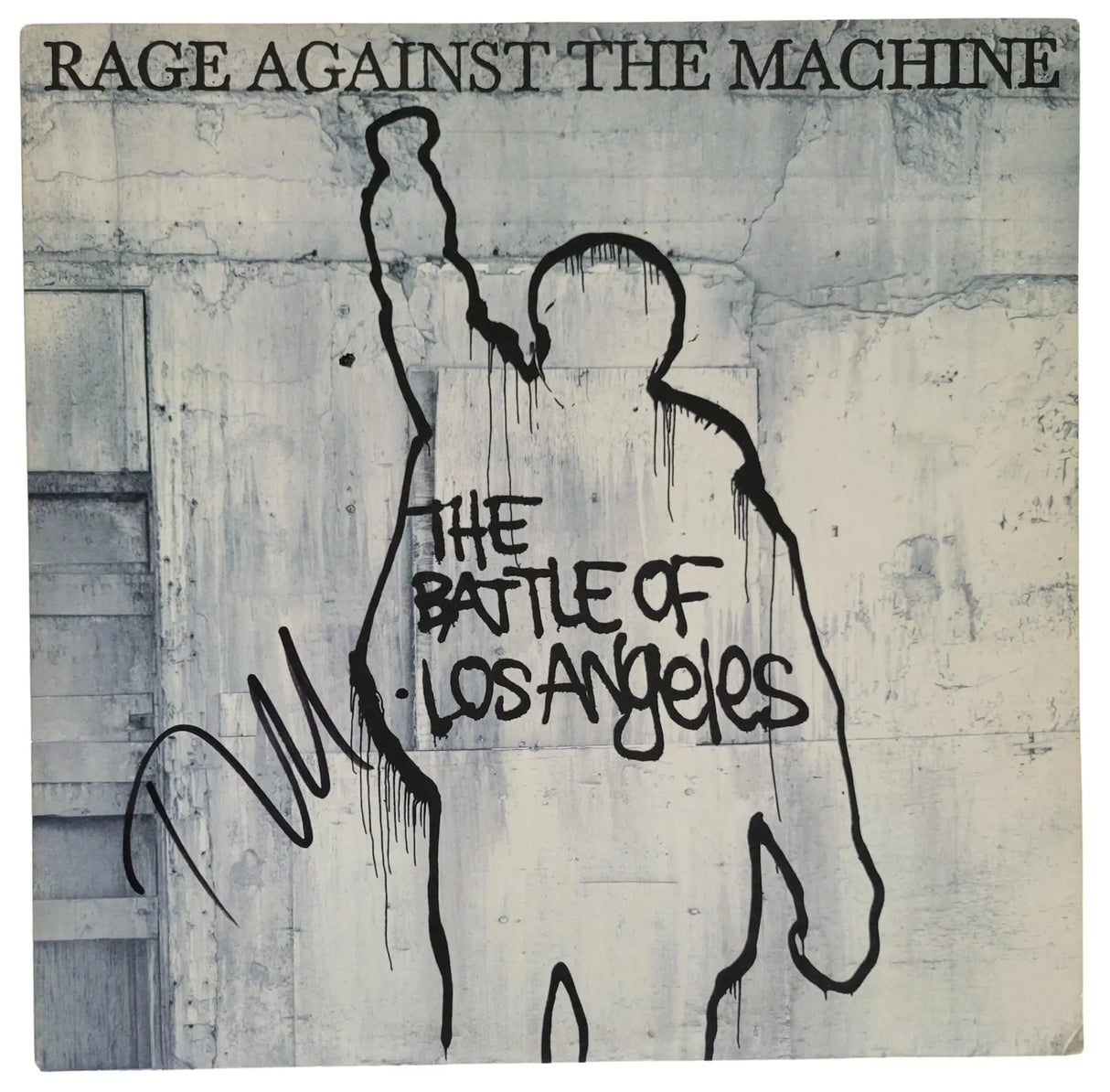 Tom Morello Signed Rage Against the Machine Album COA Exact Proof Vinyl Record Autographed