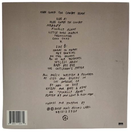 Mac DeMarco Signed Other Here Comes The Cowboy Album COA Exact Proof Autographed Vinyl Record