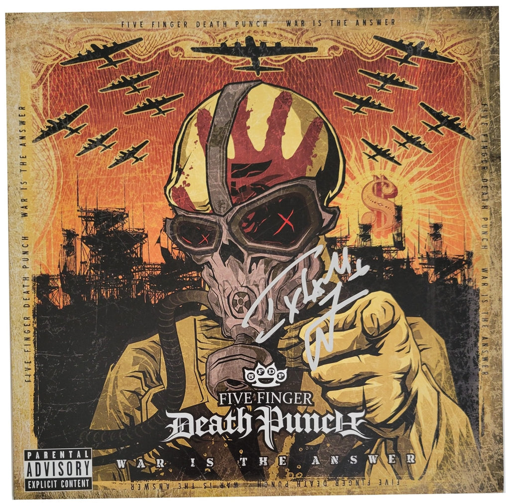 Ivan Moody Signed Five Finger Death Punch War is the Answer Album Proof Autographed Vinyl Record