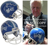 Jon Voight Signed Varsity Blues Texas Coyotes Mini Helmet Proof COA Bud Kilmer STAR