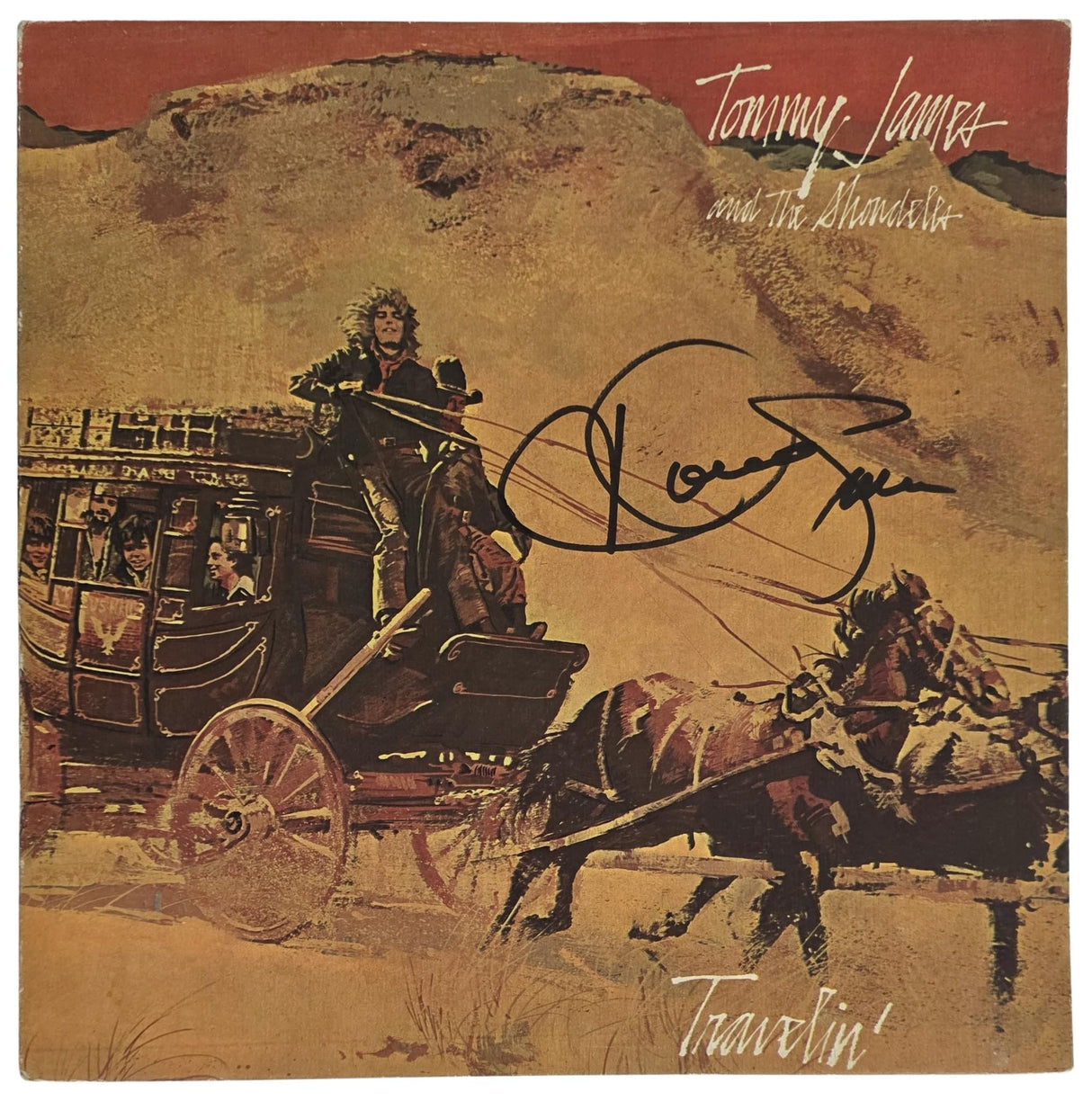 Tommy James Signed Midnight Train Album COA Exact Proof Autographed Vinyl Record