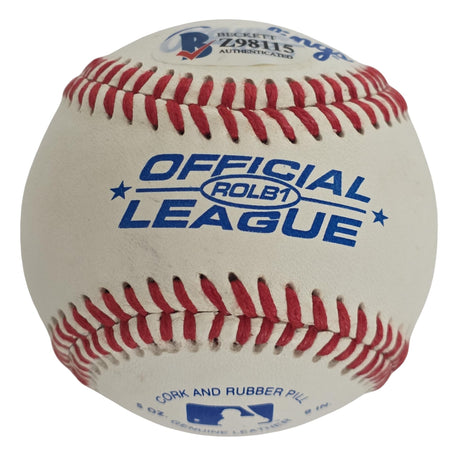 Joe Carter Signed Baseball COA Exact Proof Autographed Toronto Blue Jays Cleveland