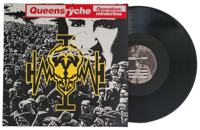 Geoff Tate Signed Queensryche Operation Mindcrime Album Proof Autographed Vinyl Record
