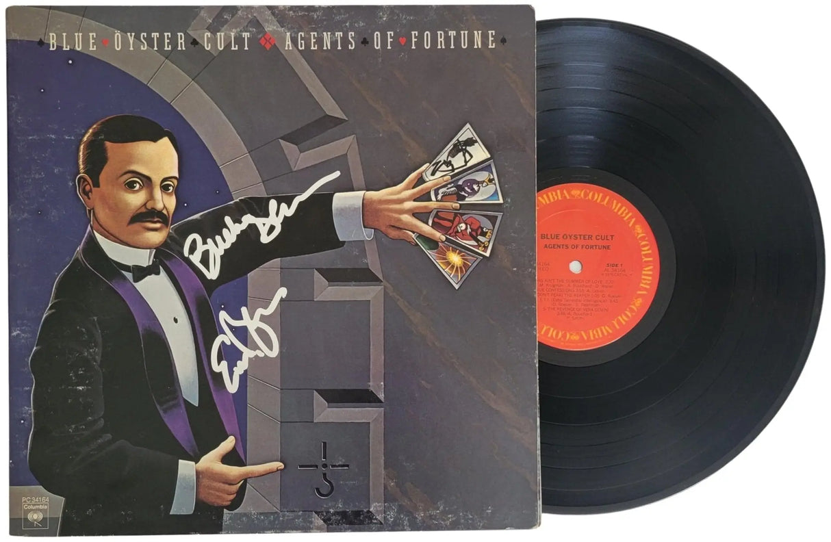 Buck Dharma Eric Bloom Signed Blue Oyster Cult Album COA Proof, Autographed STAR