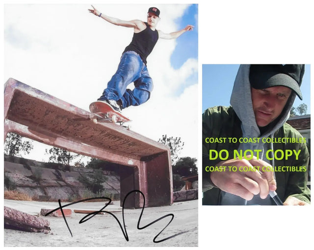 Rob Dyrdek skateboarder MTV star signed 8x10 Photo proof COA autographed