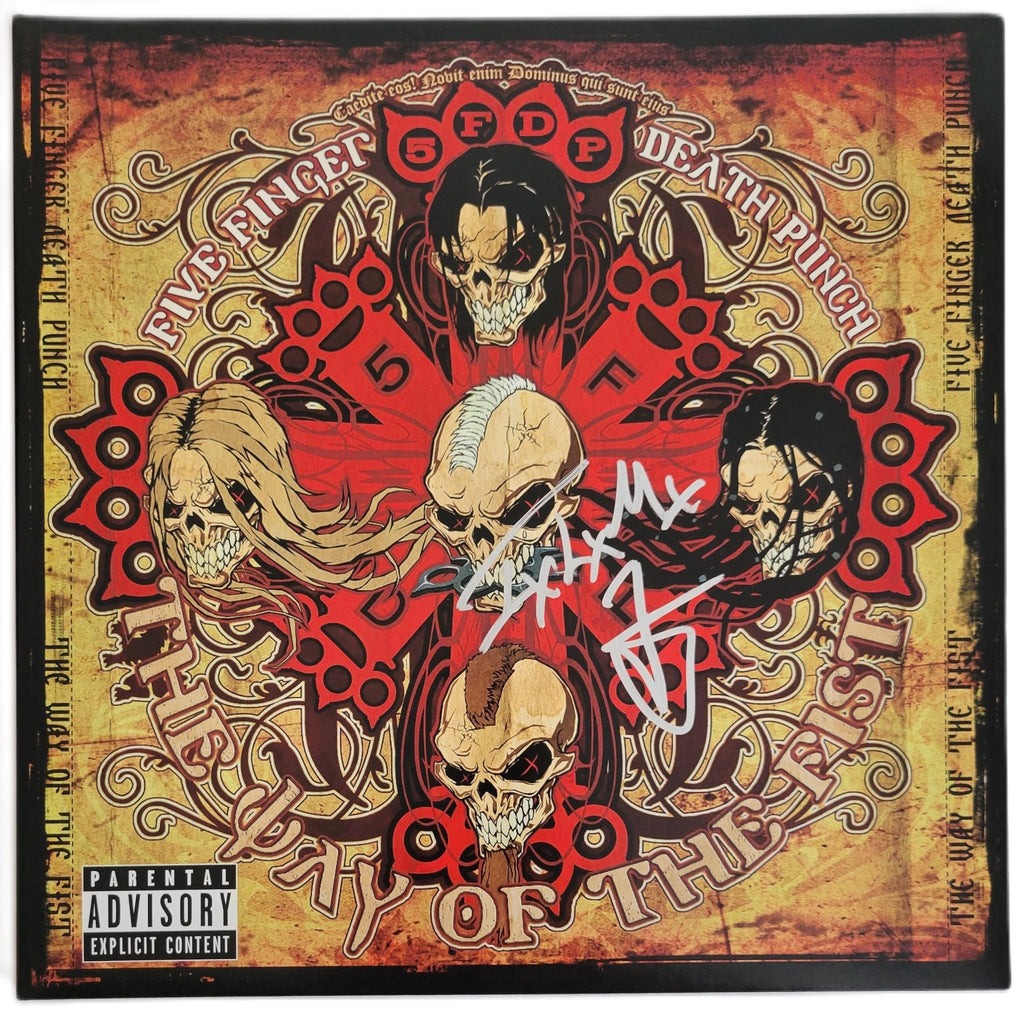 Ivan Moody Signed Five Finger Death Punch Pre Emptive Strike Album Proof Autographed Vinyl Record