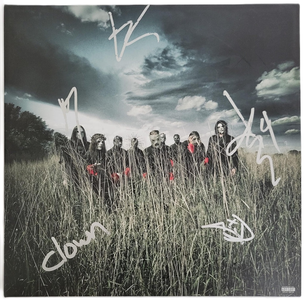 Slipknot Metal Band Signed All Hope Is Gone Album COA Exact Proof Autographed Vinyl Record