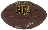 Jon Gruden Signed Football Proof COA Autographed Oakland Raiders Tampa Bay Bucs