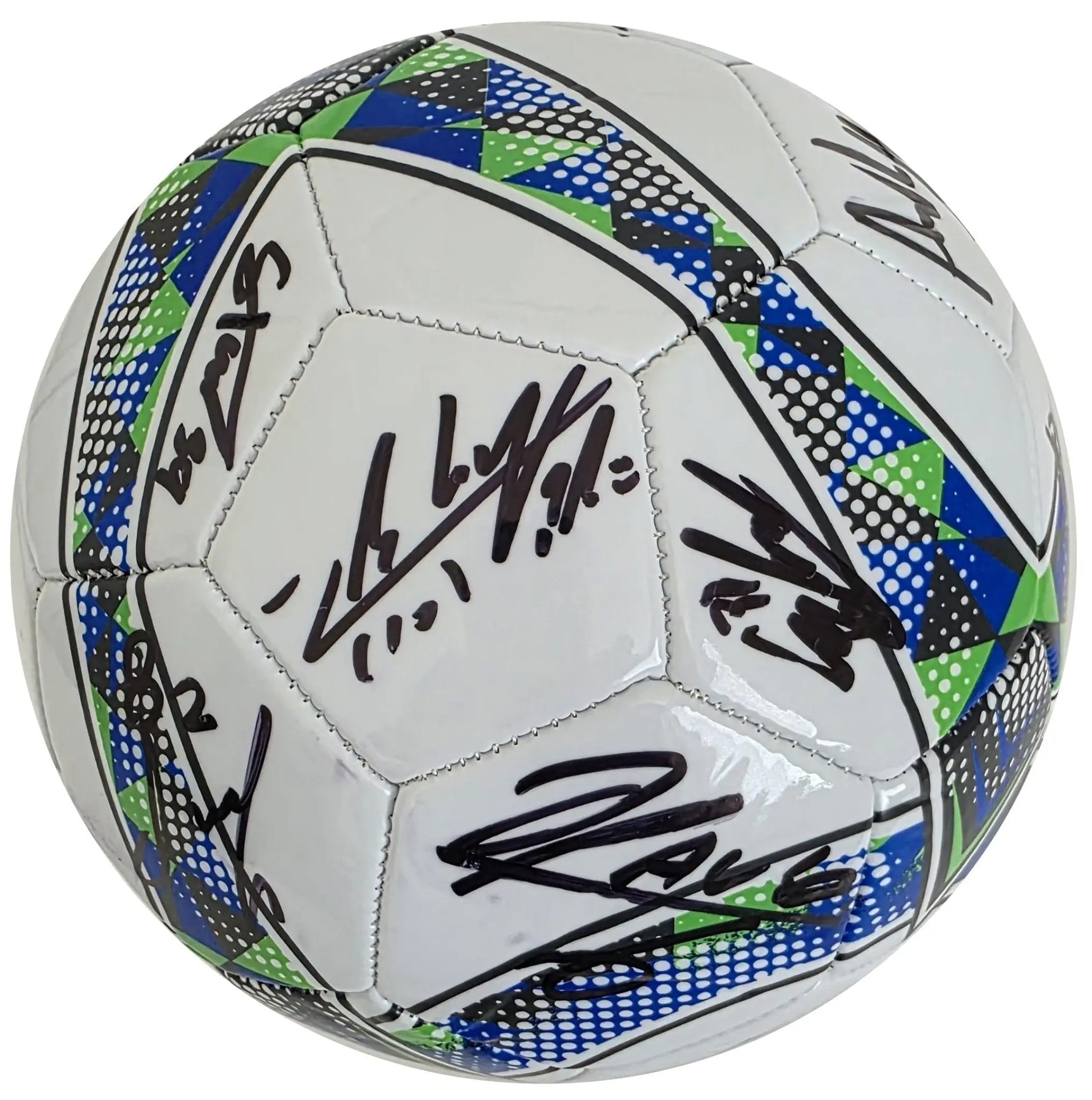2025 Seattle Sounders FC Team Signed Logo Soccer Ball Exact Proof COA Autographed