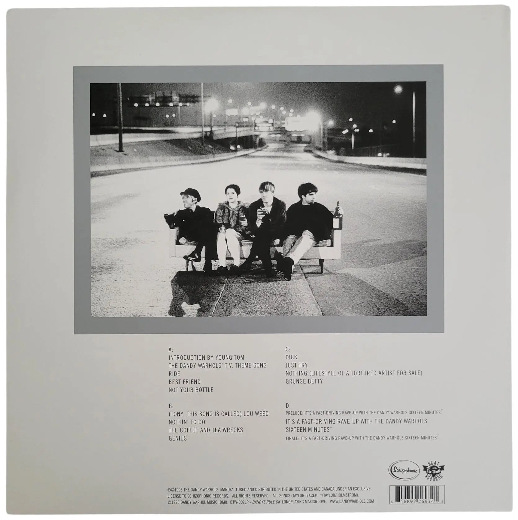 The Dandy Warhols Signed Dandys Rule OK Album COA Proof Autographed Vinyl Record