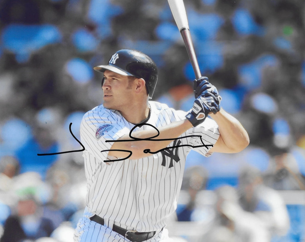 Johnny Damon Signed Yankees Baseball 8x10 Photo Proof COA Autographed..