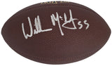 Willie McGinest signed football proof COA autographed New England Patriots USC Trojans