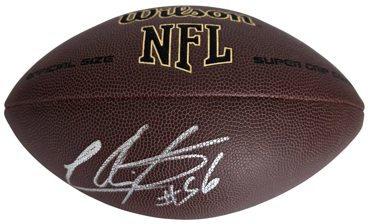 Lavar Arrington Signed Football COA Proof Autographed Penn State Washington