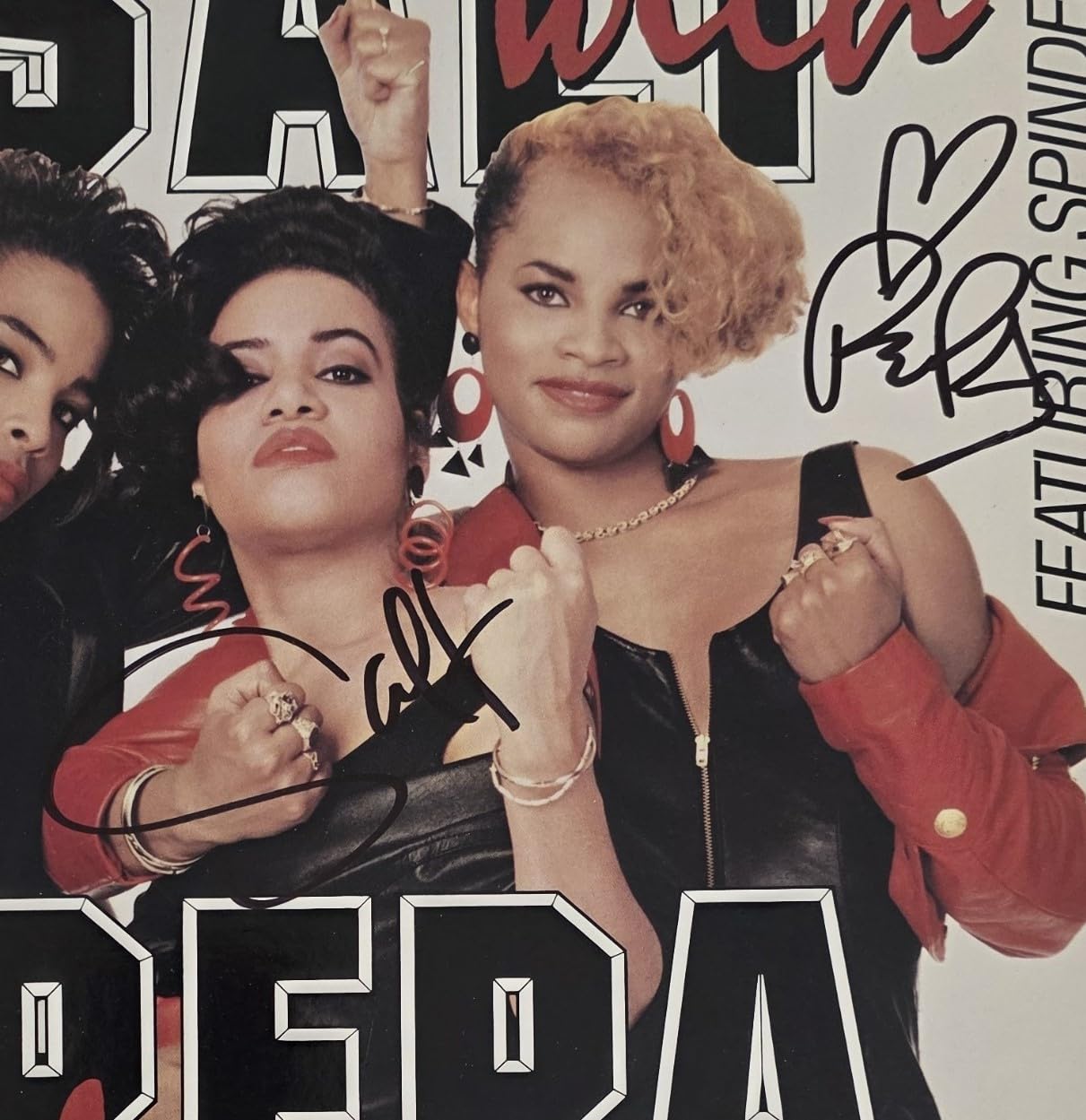 Salt - N - Pepa Signed Deadly Album COA Exact Proof Autographed Vinyl Record