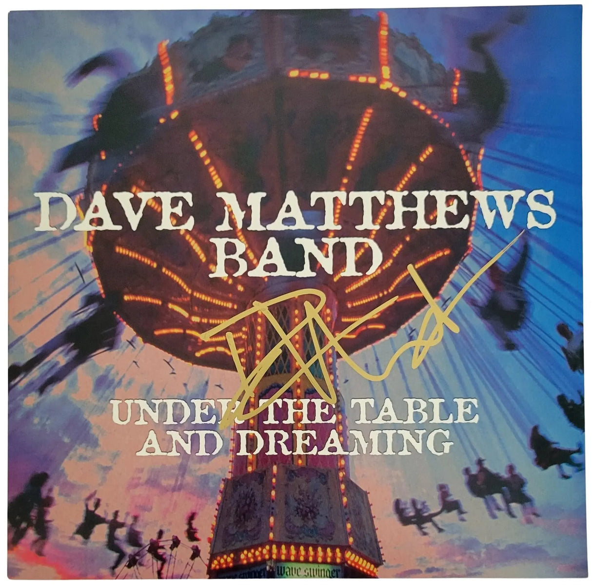 Dave Matthews Signed Under The Table And Dreaming Album COA Proof Vinyl Record Star