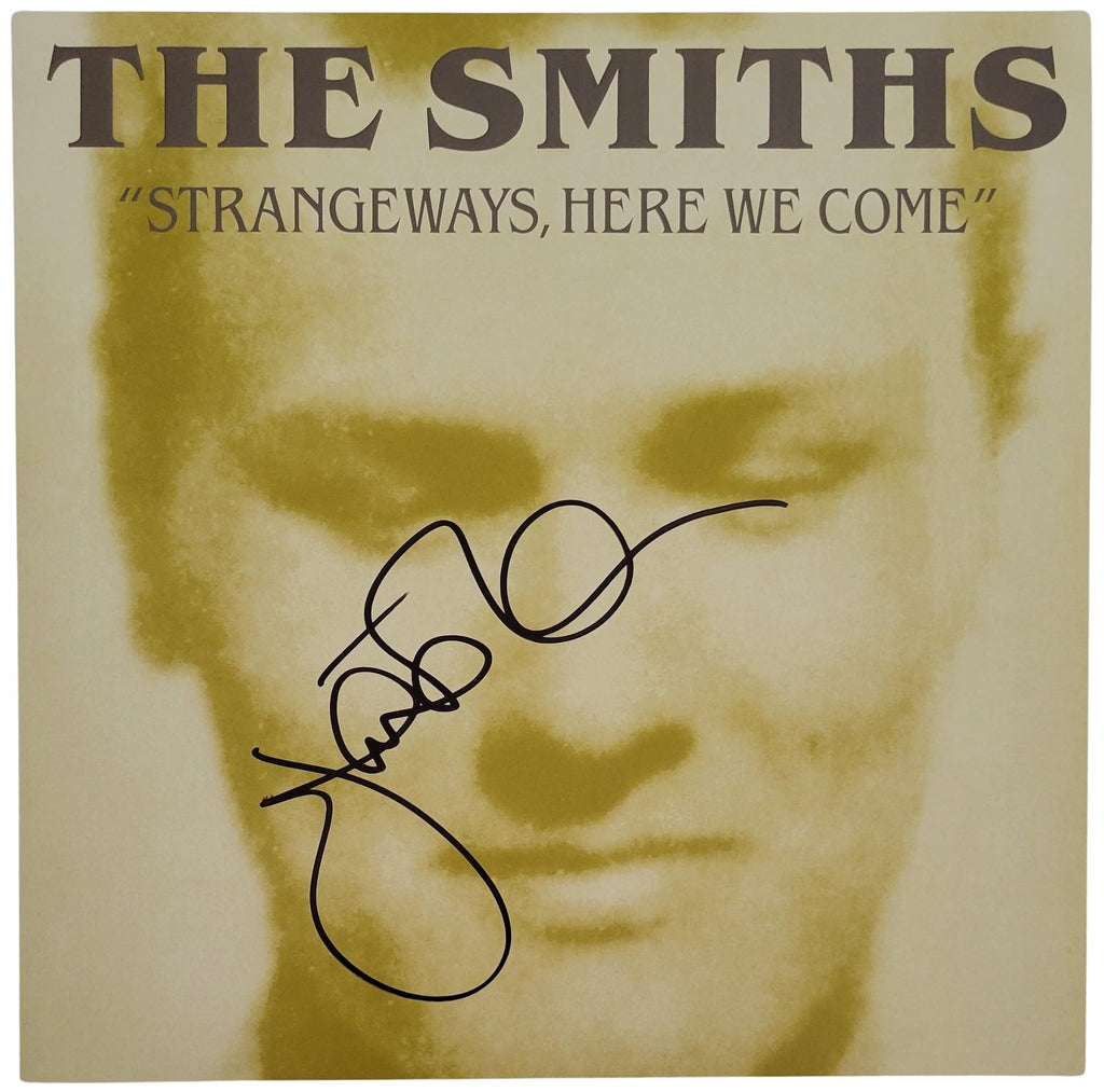 Johnny Marr Signed The Smiths Strangeways, Here We Come Album COA Proof Autographed Vinyl Record