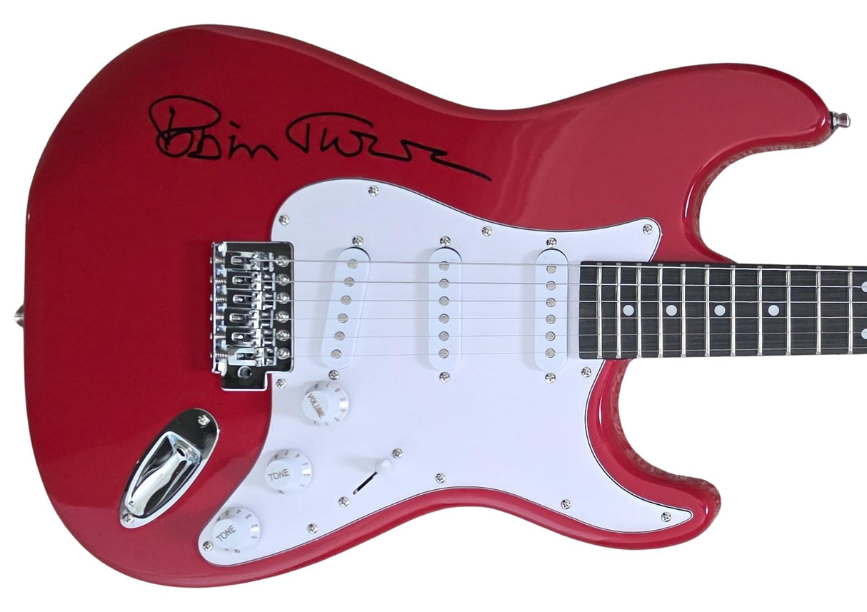 Robin Trower Signed Full Size Electric Guitar COA Exact Proof Autographed