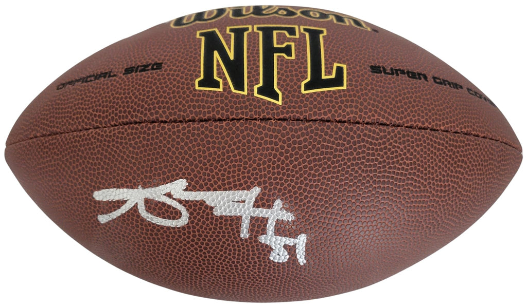 Antonio Brown Signed Football COA Proof Autographed Pittsburgh Steelers Bucs