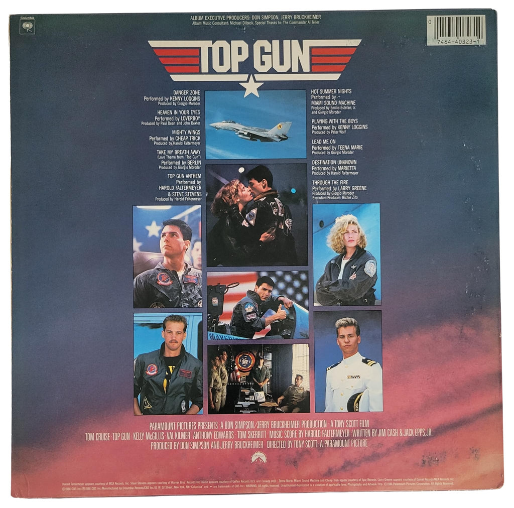 Kenny Loggins Signed Top Gun Album COA Exact Proof Autographed Vinyl Record