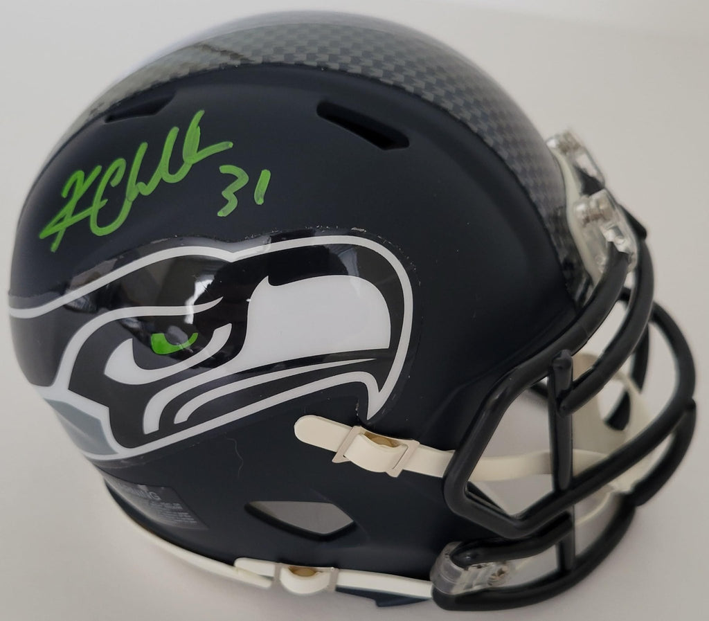 Kam Chancellor Signed Seattle Seahawks Mini Football Helmet Proof COA Autographed..