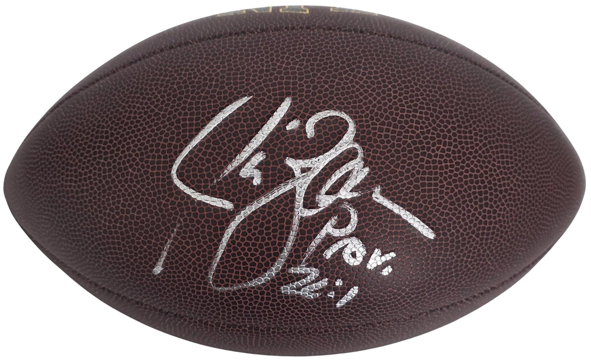 Jim Zorn Signed Football Exact Proof COA Autographed Seattle Seahawks