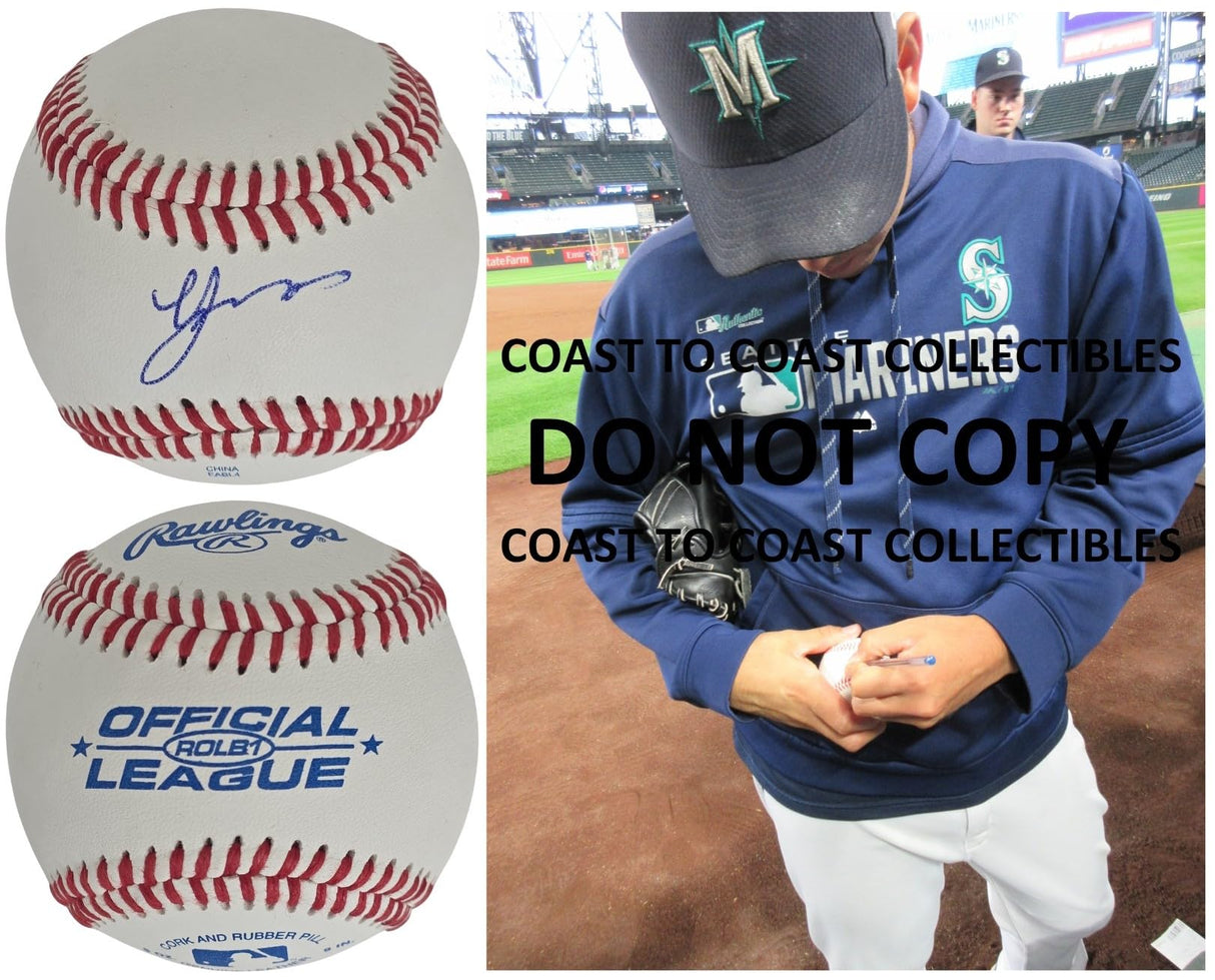 Yusei Kikuchi Signed Baseball COA Proof Autographed Japan LA Angeles Mariners