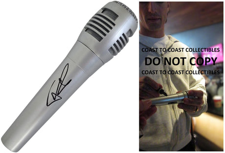 Damiano David Signed Microphone COA Exact Proof Autographed Mic Maneskin Singer