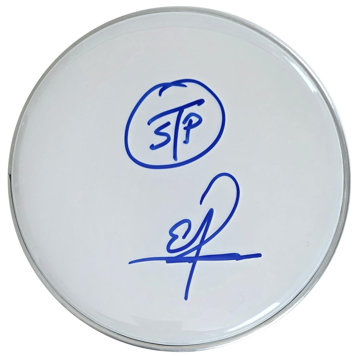 Eric Kretz Stone Temple Pilots Drummer Signed Drumhead COA Proof Autographed STP
