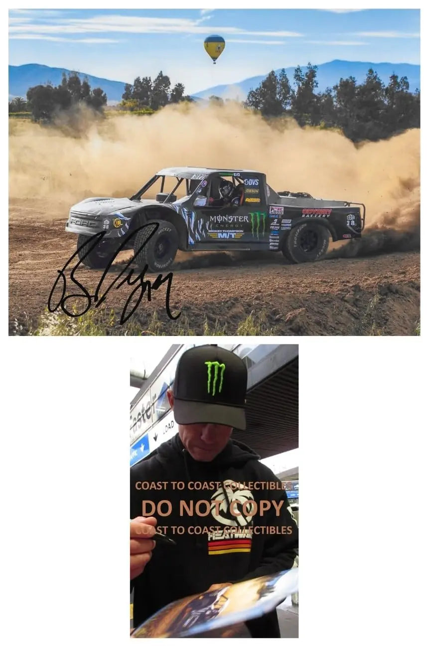 Brian Deegan Signed 8x10 Photo COA Proof Autographed Freestyle Motocross Racer