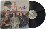 America Band Signed Hearts Album COA Exact Proof Autographed Vinyl Record Dewey Bunnell & Gerry Beckley